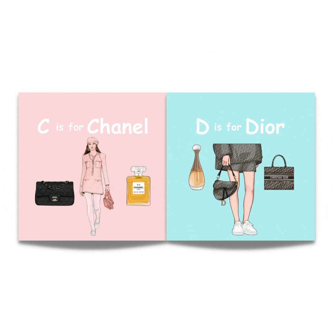 Learn the ABCs of High Fashion - For The Lil Fashionista In Your Family!