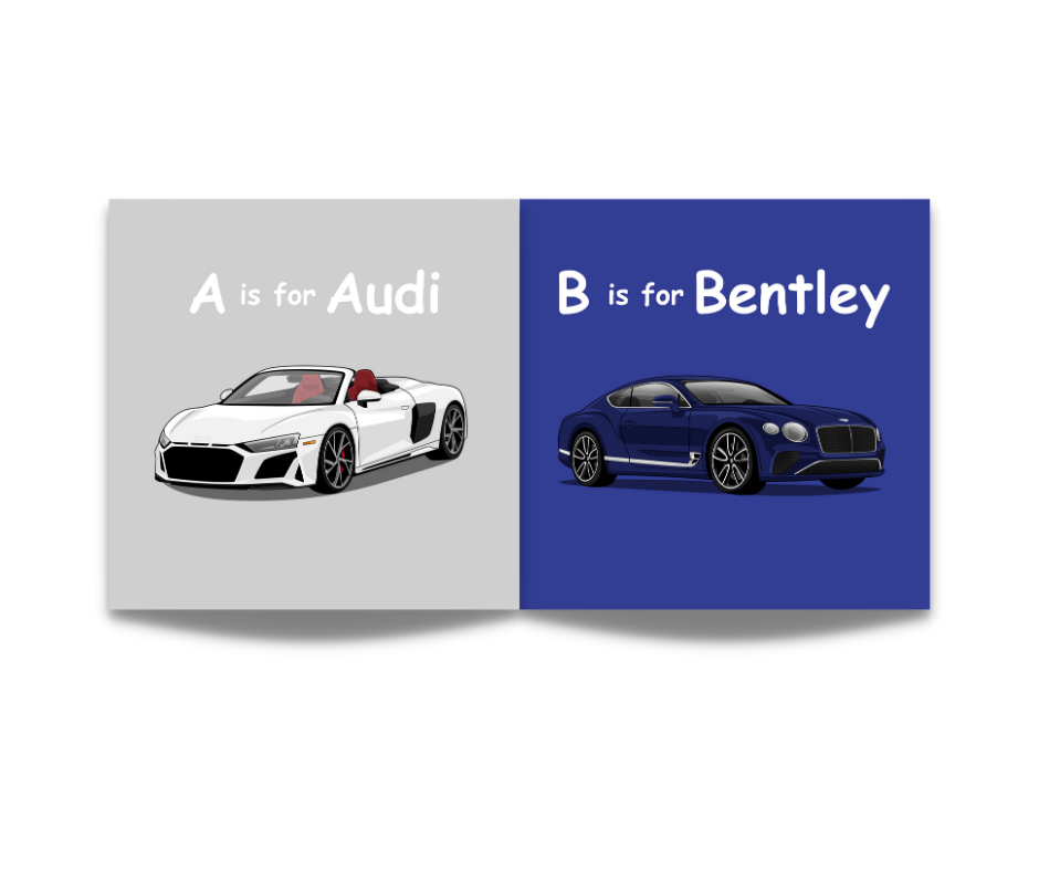 Learn the ABCs of Cars - For the Little Car Lover in Your Family.