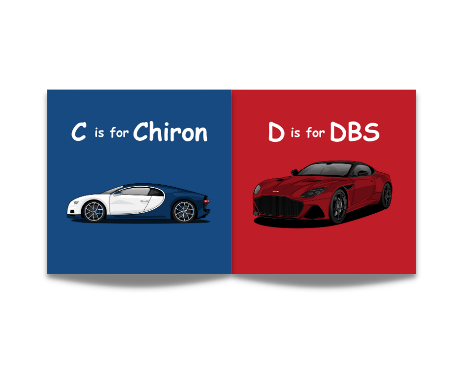 Learn the ABCs of Cars - For the Little Car Lover in Your Family.